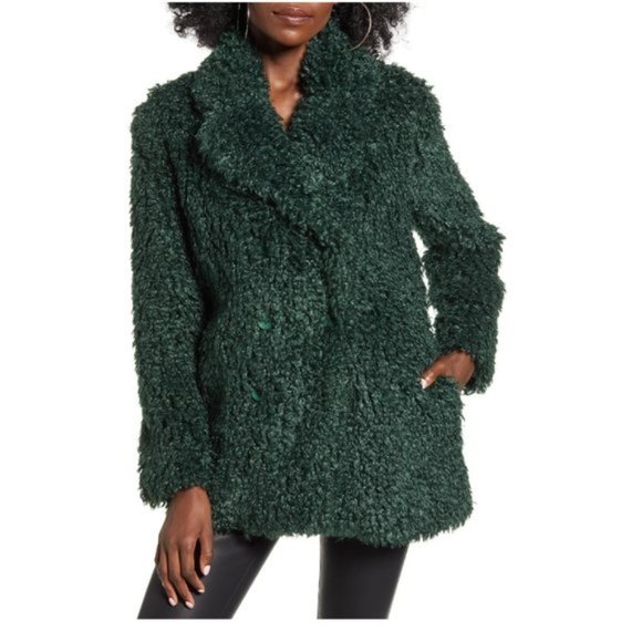 Mural Jackets & Blazers - Mural Curly Faux Shearling Teddy Jacket